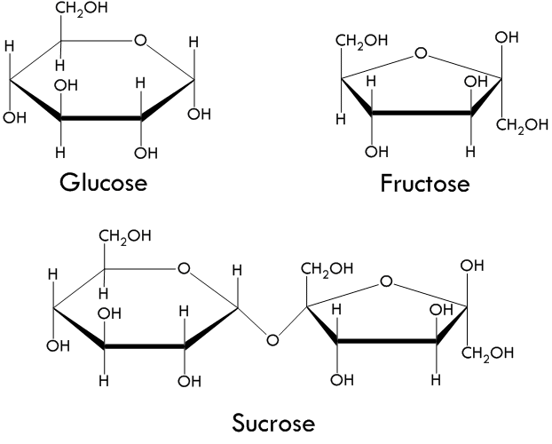 high fructose corn syrup structural formula